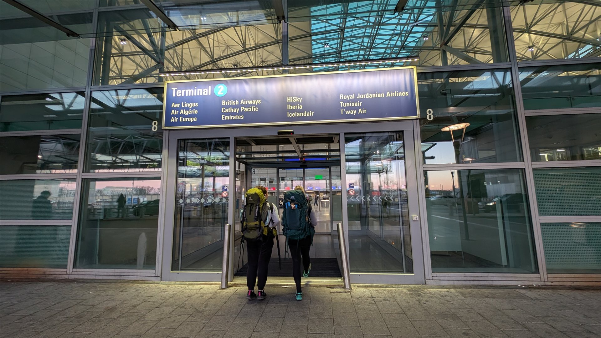 Abflug am Flughafen Frankfurt